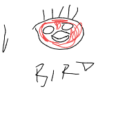 angry bird drawing by kamibaine in Artbitrator