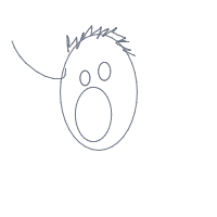 surprised face drawing by razz in Artbitrator