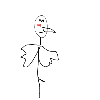 angry bird drawing by anett in Artbitrator