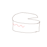 piece of cake drawing by uyen in Artbitrator