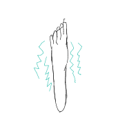 cold feet drawing by bensie in Artbitrator