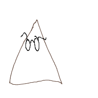 rock with sunglasses drawing by jeffner in Artbitrator