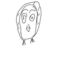 confused owl drawing by ryzek in Artbitrator
