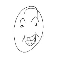 happy face drawing by ryzek in Artbitrator