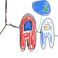a spaceman being ejected into space drawing by player-e3dp0gppa in Artbitrator