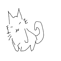 sleeping cat drawing by nekoma in Artbitrator