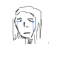 crying drawing by carsanovenndbakingiswild in Artbitrator