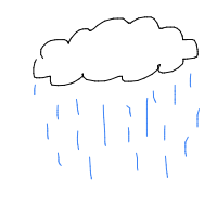 rain cloud drawing by carsanovenndbakingiswild in Artbitrator