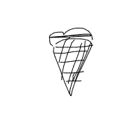 ice cream cone drawing by carsanovenndbakingiswild in Artbitrator