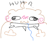 confused face drawing by baby_parrott0 in Artbitrator