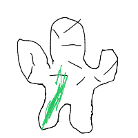 dancing cactus drawing by jdoonan in Artbitrator