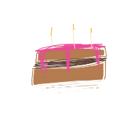 birthday cake drawing by princesaq in Artbitrator