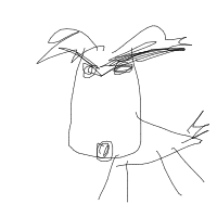 grumpy dog drawing by chernichka in Artbitrator