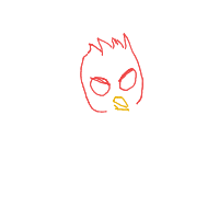 angry bird drawing by rexythedog in Artbitrator