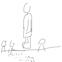 standing ovation drawing by maleesha in Artbitrator