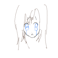 sad face drawing by italyhetalia in Artbitrator