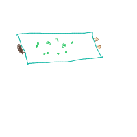 hiding under blanket drawing by yoski in Artbitrator