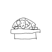 hiding under blanket drawing by bay98 in Artbitrator