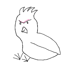 angry bird drawing by neo_xy in Artbitrator