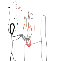 chef cooking drawing by blueberrybloom in Artbitrator
