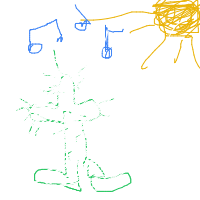 dancing cactus drawing by jill in Artbitrator