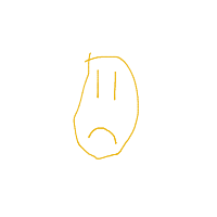 sad face drawing by elisemisenheimer in Artbitrator