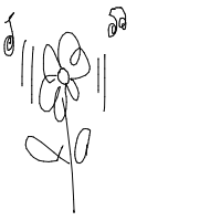 flower dancing drawing by purplestarz12 in Artbitrator