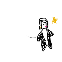 excited penguin drawing by camcam in Artbitrator