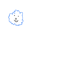 cloud with face drawing by ycchanau in Artbitrator