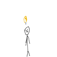 light bulb moment drawing by cakekinggd in Artbitrator