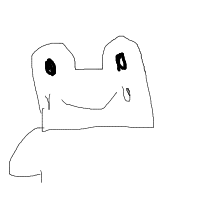 happy frog drawing by mjiscool in Artbitrator