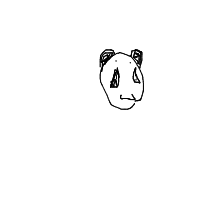 raccoon trash panda drawing by camcam in Artbitrator