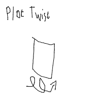 plot twist drawing by cakekinggd in Artbitrator