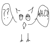 confused owl drawing by ocrobbie in Artbitrator