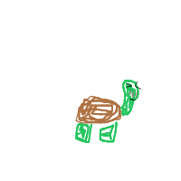 shy turtle drawing by camcam in Artbitrator
