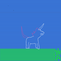 unicorn drawing by ogueddy in Artbitrator