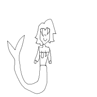 mermaid drawing by ogueddy in Artbitrator
