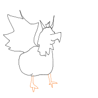 griffin drawing by ogueddy in Artbitrator