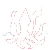 kraken drawing by ogueddy in Artbitrator