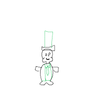 leprechaun drawing by ogueddy in Artbitrator