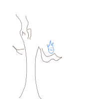 will-o-wisp drawing by ogueddy in Artbitrator