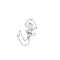 selkie drawing by ogueddy in Artbitrator