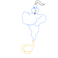 djinn drawing by ogueddy in Artbitrator