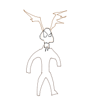 wendigo drawing by ogueddy in Artbitrator