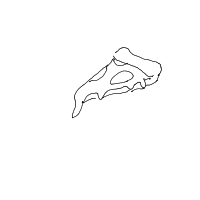 pizza slice drawing by elloraroura in Artbitrator