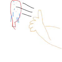 throwing water balloon drawing by mwresia in Artbitrator