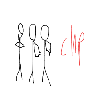 standing ovation drawing by mwresia in Artbitrator