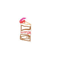 piece of cake drawing by mwresia in Artbitrator