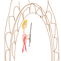colosseum battle drawing by mwresia in Artbitrator