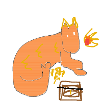 dragon guarding treasure drawing by mwresia in Artbitrator